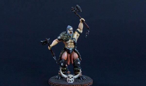 3D打印野蠻人游戲手辦 3D打印野蠻人游戲手辦